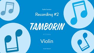 Tambourin by A E Gretry [upl. by Heidy]