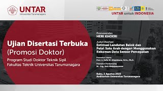 Sidang Terbuka Promosi Doktor Teknik Sipil  Heri Khoeri  Rabu 2 Agustus 2023 [upl. by Ginsberg]