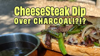 Cheesesteak Dip on the Weber Go Anywhere Grill cheesesteak cooking outdoorcooking [upl. by Hank963]