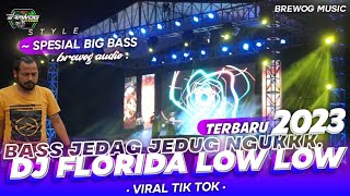 DJ FLORIDA LOW LOW ‼️ Viral Tik Tok Bass Jedag jedug ngukkk  spesial big bass  brewog studio [upl. by Marciano]