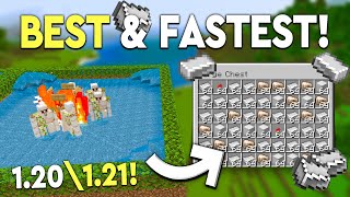 BEST IRON FARM Minecraft Bedrock Tutorial  80010000HR MCPEXBOXPSNintendoWin10 [upl. by Isia]