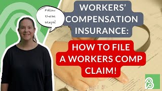 How To File A Workers Compensation Claim⏐Workers Comp 101 [upl. by Epner]