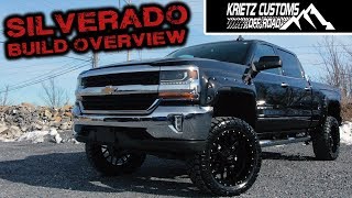 LIFTED 2018 Chevy Silverado │ Krietz Customs [upl. by Aitnuahs]