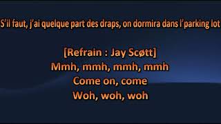 FouKi ft Jay Scott  Copilote  Karaoke  Lyrics [upl. by Race69]