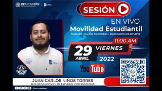 Emisión en directo TecNM campus Tuxtla Gutiérrez Movilidad Estudiantil [upl. by Enitsenrae]