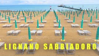 Lignano Italien Sommerurlaub 4K UHD [upl. by Nnyleitak]