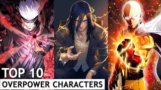 Top 10 Most Overpowered Anime Characters  In Hindi  AnimeVerse [upl. by Rahmann]