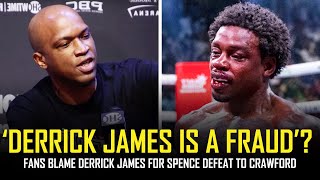 🤔 Spence Vs Crawford Derrick James OVERRATED trainer 🤔 [upl. by Yelsew]