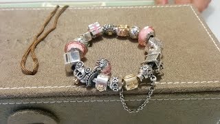 My Pandora Bracelet Collection Part 1 [upl. by Damek735]