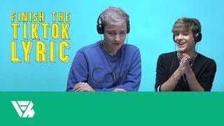 Finish the TikTok Lyric Nathan Triska and Curtis Newbill [upl. by Yuji492]