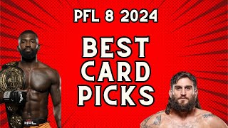 PFL 8 2024 Regular Season Top Fights Preview and Predictions [upl. by Niddala]