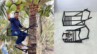 DIY Coconut Tree Climbing Machine [upl. by Elynad153]