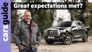 2022 GWM Ute Cannon X review Flagship Great Wall 4WD dual cab pickup put to the test off road [upl. by Sidnala323]