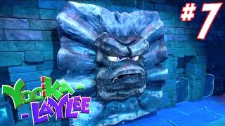 YookaLaylee Gameplay Walkthrough Part 7  BOSS BATTLE BRRREEZE BLOK Xbox One 1080p 60fps [upl. by Bate]