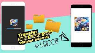 How to Transfer Mobile Legend DataResource from One Device to Another TUTORIAL  Without Internet [upl. by Sandon333]
