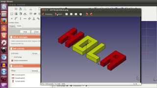 Tutorial de Freecad 1840 Aplicando restricciones [upl. by Tsuda]