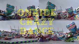 onride Crazy Dance  Tantillo  Palmenmarkt Kermis Geel 2019 4K60FPS [upl. by Duke844]