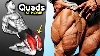 Quadriceps Workout At Home With Dumbbells  No Equipment [upl. by Bobbi655]