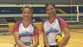 Creamline Creamy Ice Cream Good Vibes Volleyball 101  Spiking with Alyssa Valdez and Jema Galanza [upl. by Danyette]