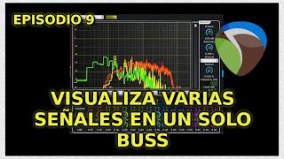 E9  Como hacer envíos en REAPER para medidores de señal y analizador de espectro multicanal [upl. by Roze]