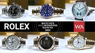 ROLEX 2024 New watches presented at Watches and Wonders in Geneva [upl. by Guss]