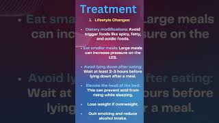 Gastroesophageal reflux GER  Treatment  Part 2 education viralvideo [upl. by Mchale]