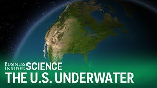 What The US Would Look Like If All The Earths Ice Melted [upl. by Siduhey]