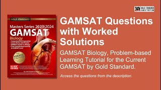 GAMSAT Question Examples with Worked Solutions in Biology with Gold Standard GAMSAT Strategies [upl. by Cleti83]