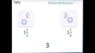 How to Work Out Half of Odd Numbers [upl. by Gloriana66]