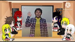 rias gremory  su clan reaccionan a son gokuparte 2son kakaroto😁 [upl. by Bobker564]