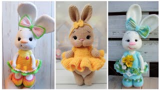 Stunning Outstanding Different Type Of Crochet Amigurumi Bunny Toys Ideas For Beginners [upl. by Aihsilat53]