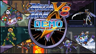 MegaMan X8 Demake  Full Playthrough All Upgrades [upl. by Ecinwahs272]