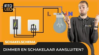 DIMMER en SCHAKELAAR op je LAMP aansluiten  INTOLED [upl. by Eitsirk49]