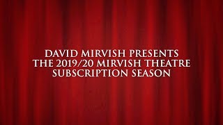 20192020 Mirvish Theatre Subscription Season [upl. by Aizirtap]