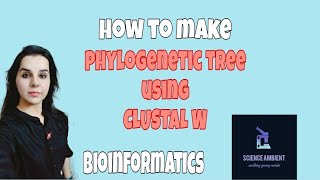 How to make phylogenetic tree using CLUSTAL W [upl. by Zonda]