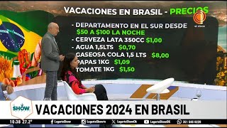 Cuánto cuesta ir de vacaciones a Brasil Estos son los precios en Brasil verano 2024 [upl. by Joscelin]