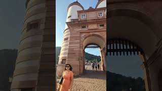 Heidelberg bridge germany travel europe shorts history shortsfeed shortsvideo shortsviral [upl. by Adam]