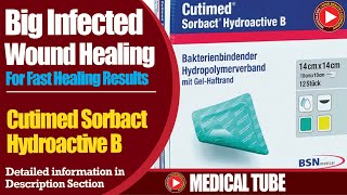 Infected Wound Care with Cutimed Sorbact Hydroactive [upl. by Nomor]