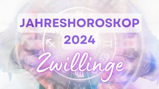 Jahreshoroskop 2024 für das Sternzeichen Zwillinge [upl. by Elehcim]