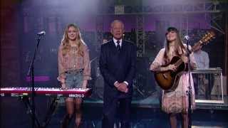 First Aid Kit  Emmylou on Late Show with David Letterman [upl. by Bauske]