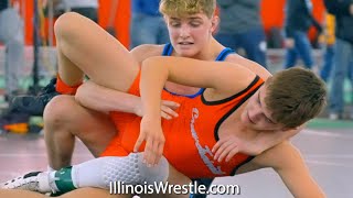 120 Championship – Alec Hunter of Oshkosh West WI by Dec 7–1 over Brayden Sonnentag of Cadott WI [upl. by Sennahoj]