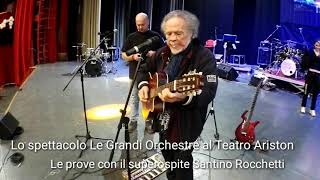 Il ritorno di Santino Rocchetti sul palco dellAriston [upl. by Nananne]