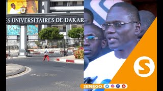 Abdou Rahmane Diouf à lUCAD quotMa priorité est de faire respecter le calendrier universitairequot [upl. by Lamdin]