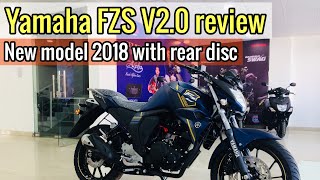 2018 Yamaha FZS FI Rear disc Review  Buy or not [upl. by Aiz]