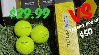 REVIEW OF THE INESIS TOUR 900 GOLF BALL [upl. by Hahn204]