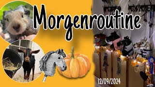 Herbst 2024 Morgenroutine 🍂  hobbyhorsing [upl. by Devehcoy]