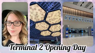 Manchester Airport Terminal 2 OPENING DAY and FULL JOURNEY [upl. by Delastre]