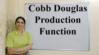 Cobb Douglas Production Function [upl. by Sinnaoi719]