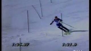 COPPA MONDO 1996 97 SLALOM SCHLADMING TOMBA [upl. by Ardyth]