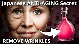 Remove Wrinkles Fast and Fine Lines  AntiAging Secret  Rose Water Recipe [upl. by Ahsem19]